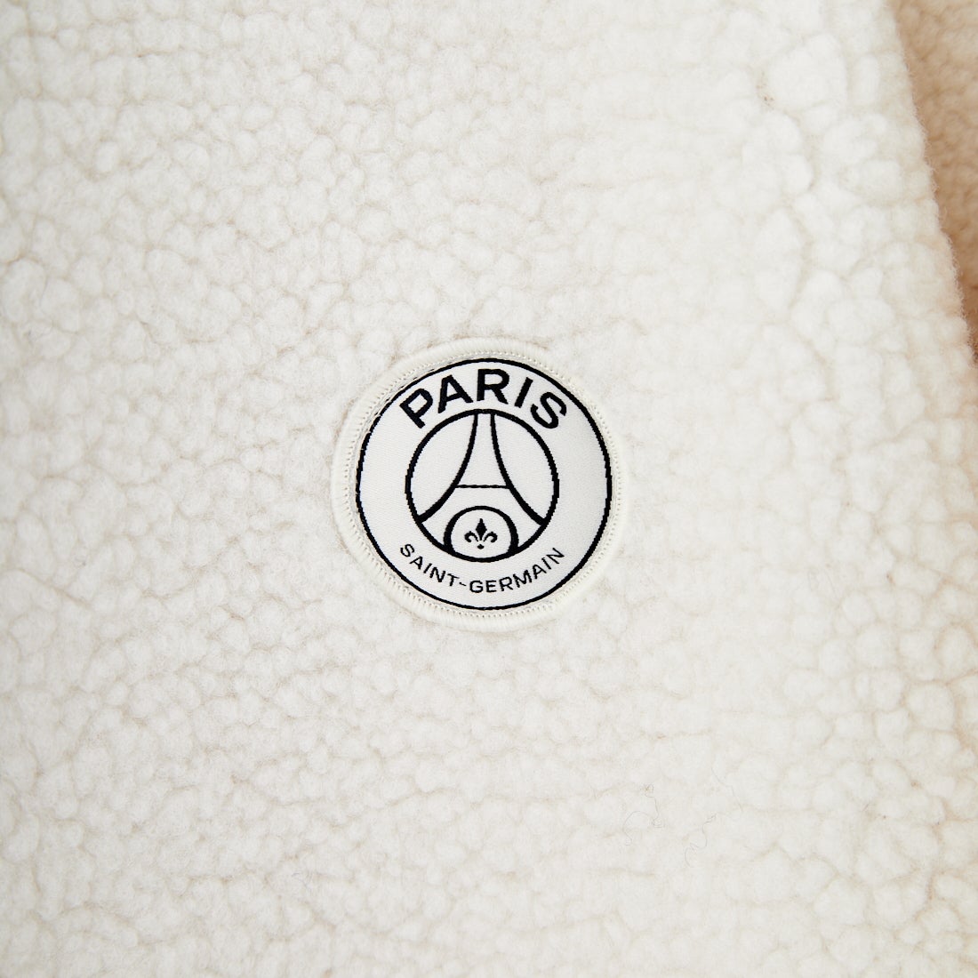 PARIS SAINT-GERMAN [パリ・サンジェルマン] PSG ロゴ刺繍ボアフーディ [PS2325FW0001] BEIGE