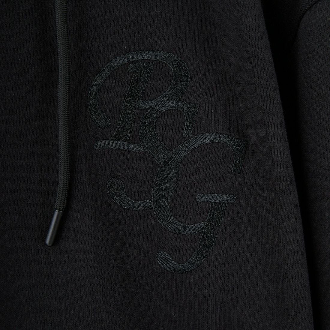 PARIS SAINT-GERMAN [パリ・サンジェルマン] PSG ロゴ刺繍テックフリースフルジップフーディ [PS0625FW0003] BLACK