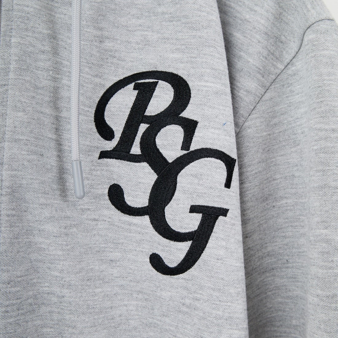 PARIS SAINT-GERMAN [パリ・サンジェルマン] PSG ロゴ刺繍テックフリースフルジップフーディ [PS0625FW0003] GRAY