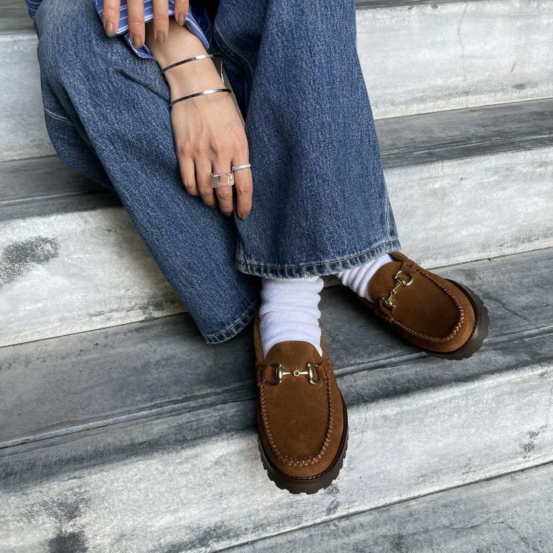 ARTESANOS [アルテサノス] 別注 スエードビットローファー [RA-600G-AF