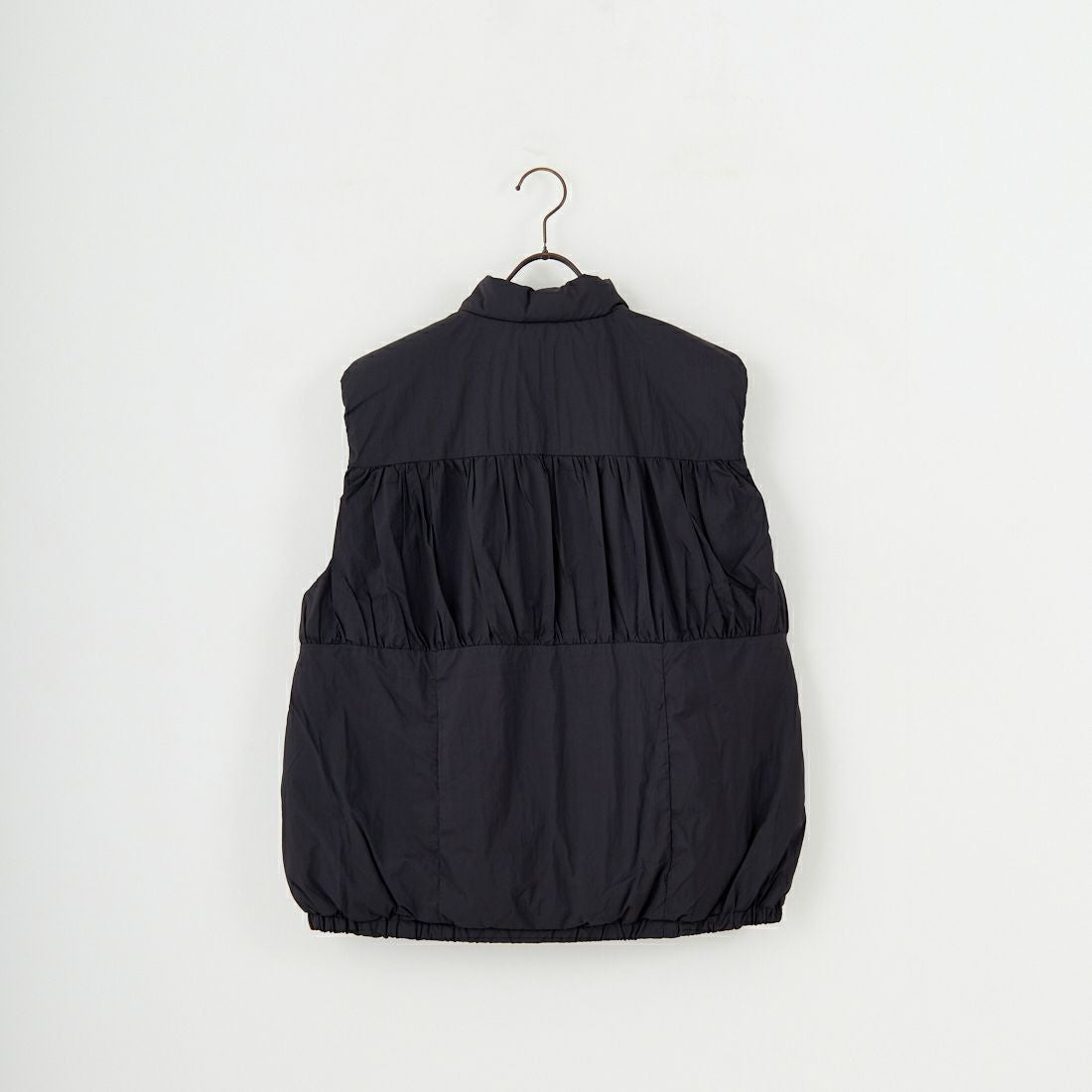 Jf Ready Made [ジェイエフレディメイド] ティアードギャザー ピュアダウンベスト [4225510] ﾌﾞﾗｯｸ