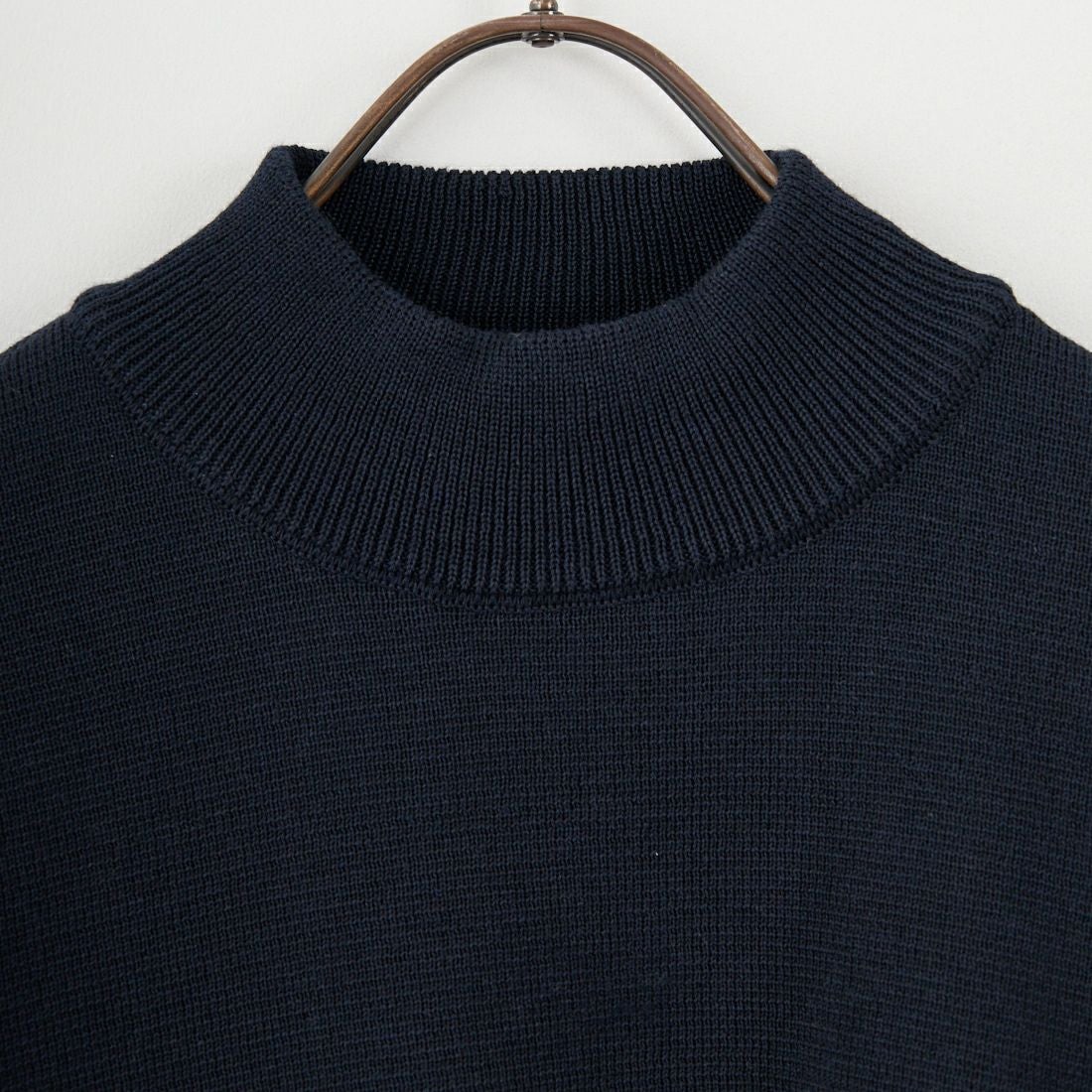 Noir Fabrik [ヌワールファブリック] ミラノリブモックネックニット [NF-254-069] BLACK