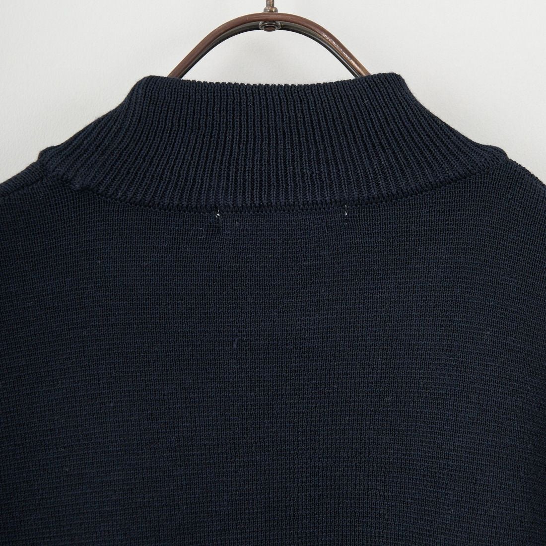 Noir Fabrik [ヌワールファブリック] ミラノリブモックネックニット [NF-254-069] BLACK