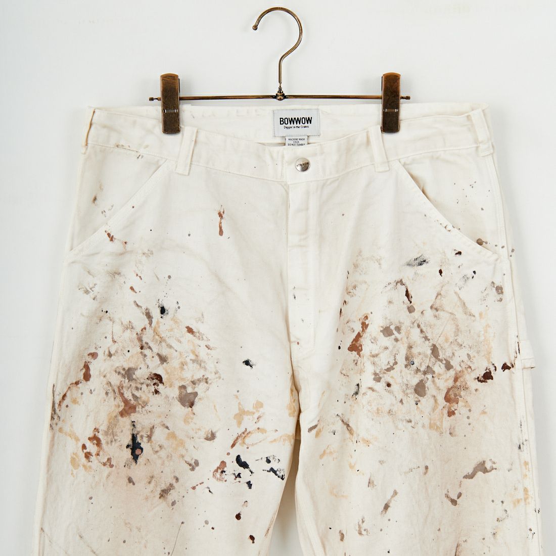 BOW WOW [バウワウ] ペインターズペイントステインド ペインターパンツ [BW252-PPSPP] AGED WHITE
