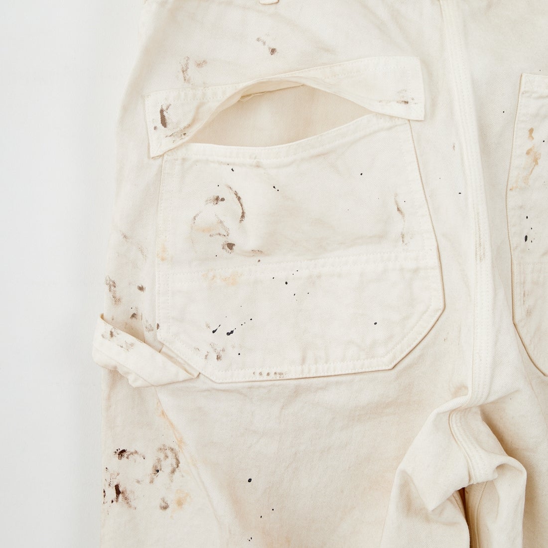 BOW WOW [バウワウ] ペインターズペイントステインド ペインターパンツ [BW252-PPSPP] AGED WHITE