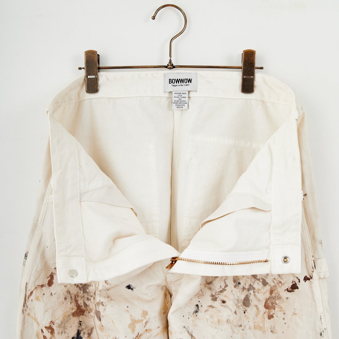 BOW WOW [バウワウ] ペインターズペイントステインド ペインターパンツ [BW252-PPSPP] AGED WHITE