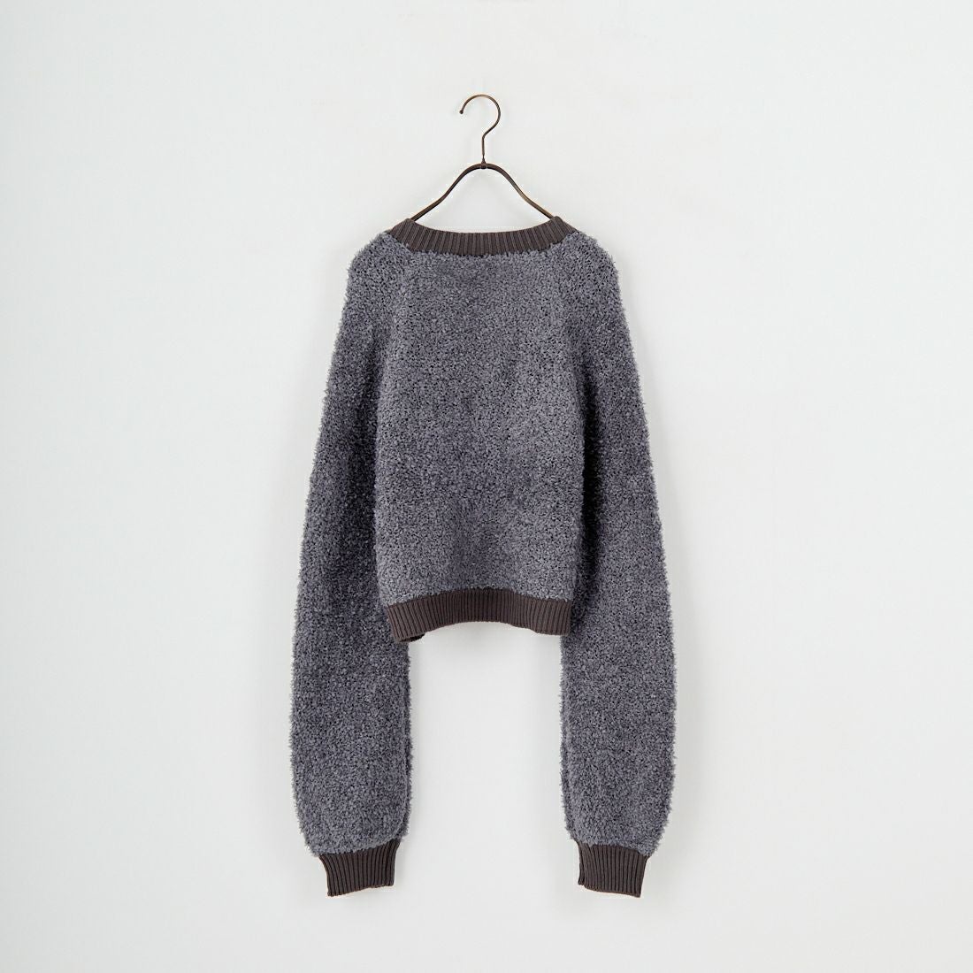 &g'aime [アンジェム] バタフライヤーンカーディガン [986-67009] ﾁｬｺｰﾙ