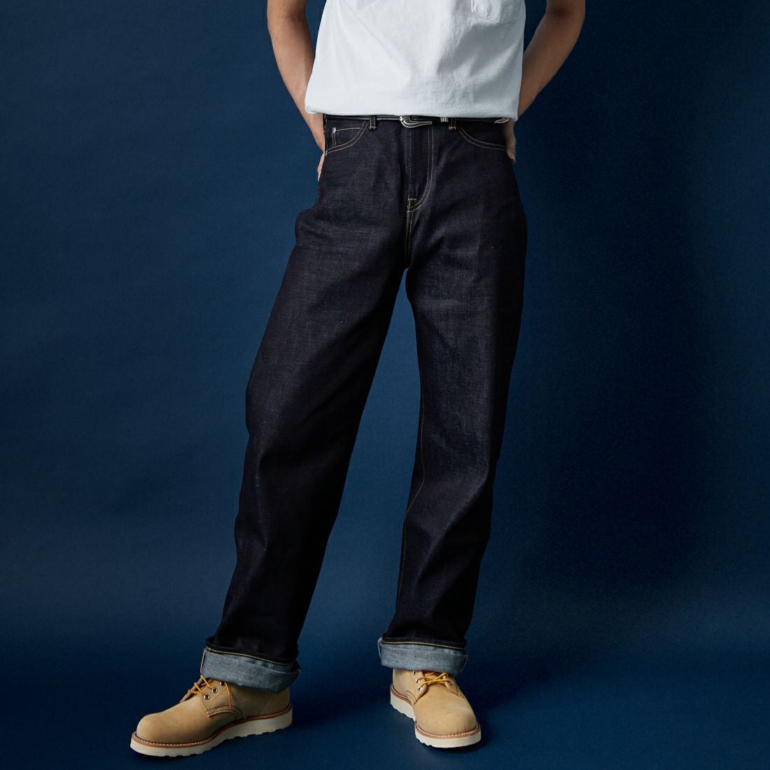 INDIGO&&モデル身長：179cm 着用サイズ：28&&