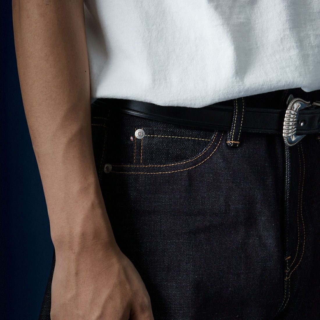 MOMOTARO JEANS [モモタロウ ジーンズ] スタンダード ワイド 14.7oz ジップフライ [MMJZ0400] INDIGO