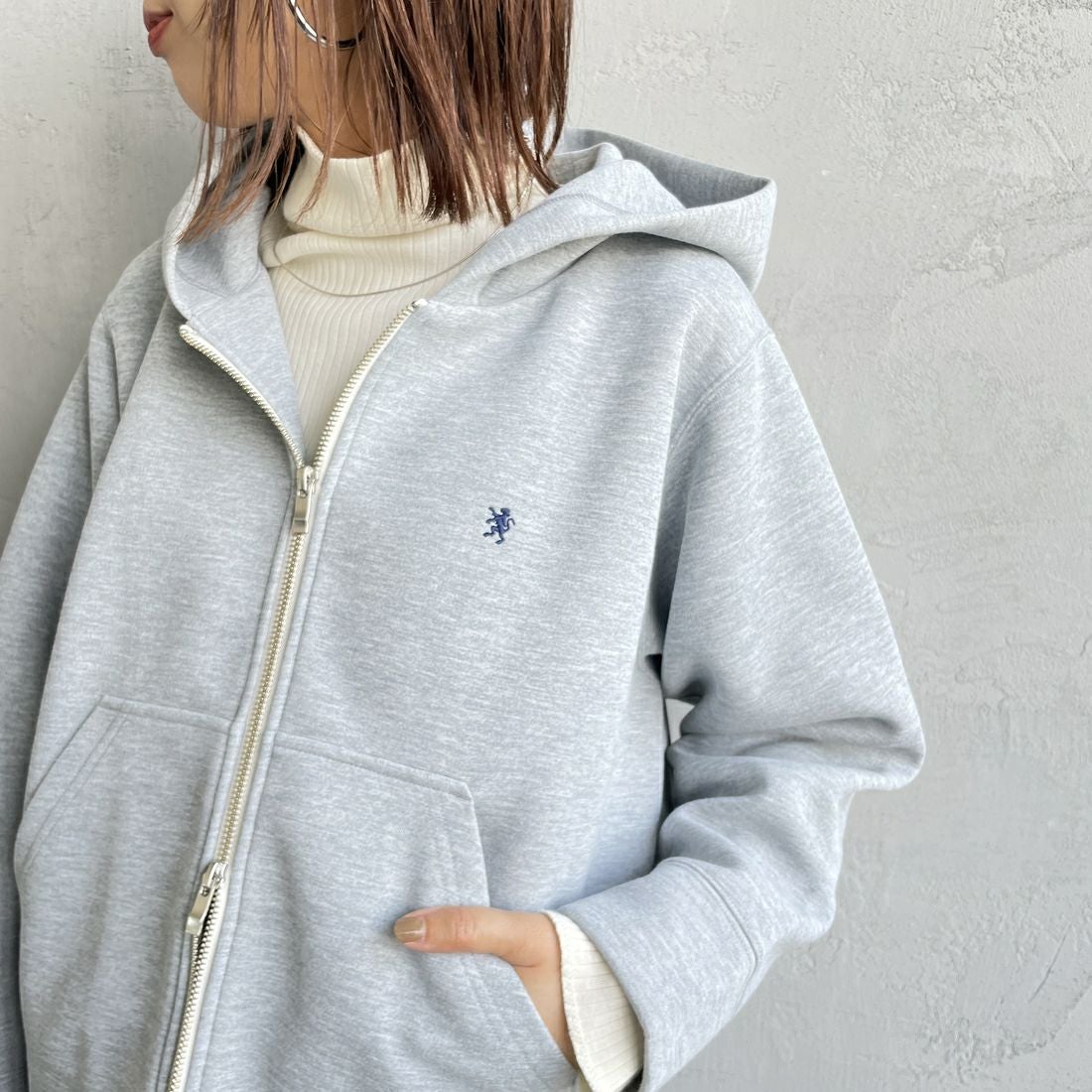 Gymphlex [ジムフレックス] ジップフーデッドジャケット [GY-C0478DDN