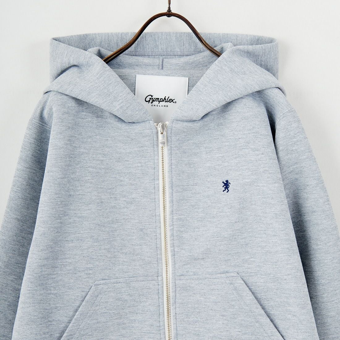 Gymphlex [ジムフレックス] ジップフーデッドジャケット [GY-C0478DDN] TOP GREY