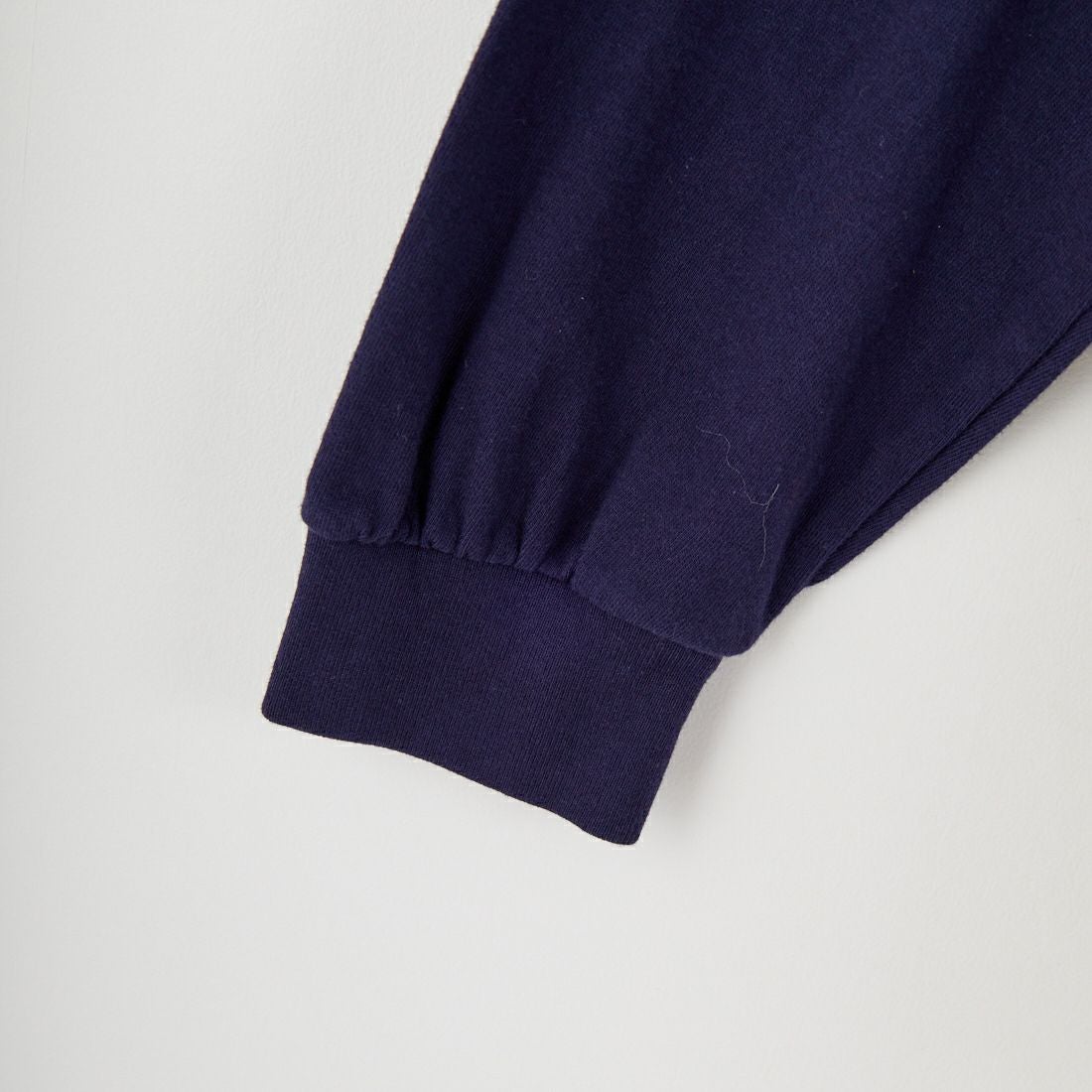 WHR [ダブルエイチアール] ワーカーロングスリーブTシャツ [WHR-WRKLS-JP-25FW] NAVY/WHITE