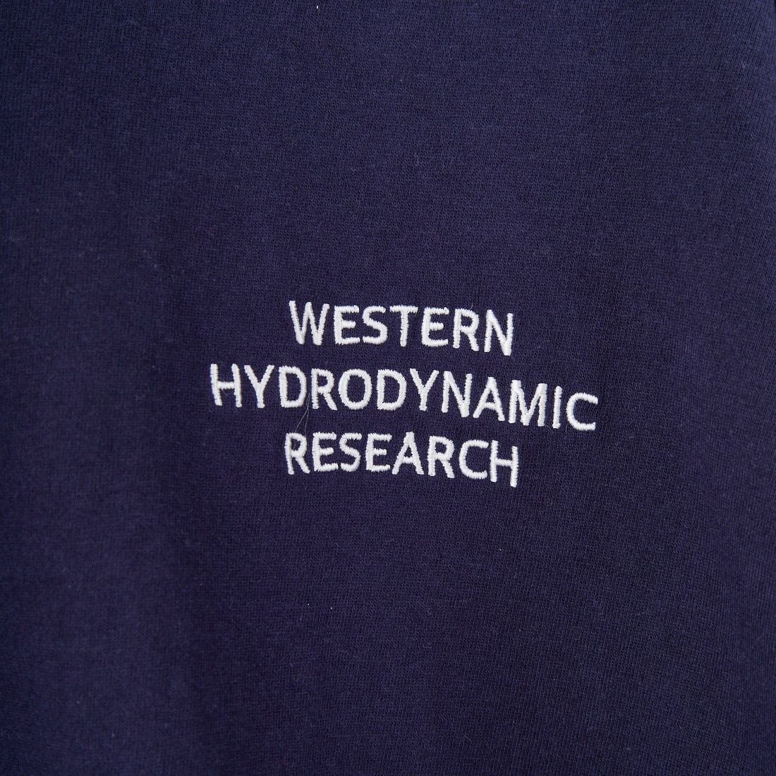 WHR [ダブルエイチアール] ワーカーロングスリーブTシャツ [WHR-WRKLS-JP-25FW] NAVY/WHITE