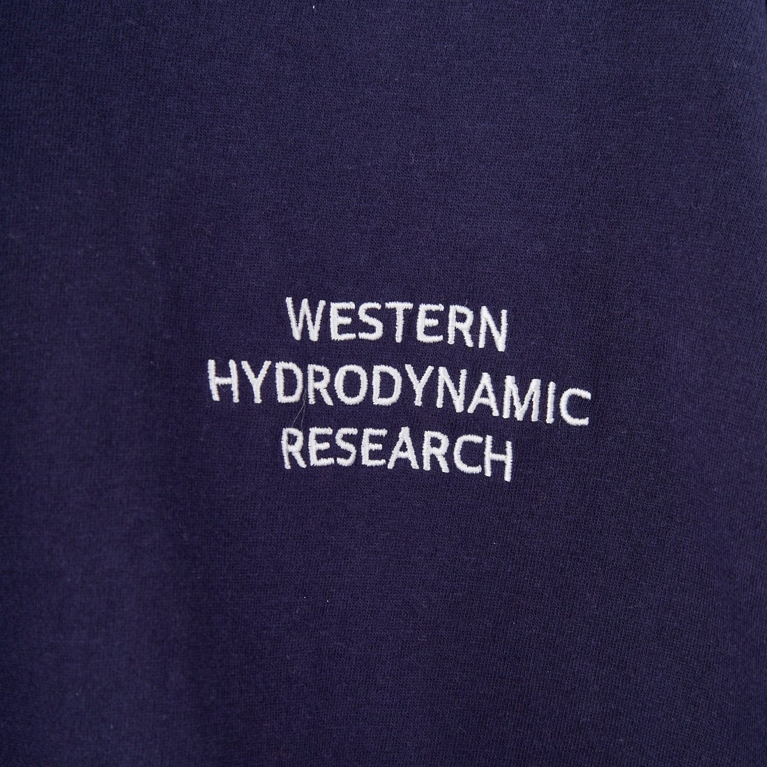 WHR [ダブルエイチアール] ワーカーロングスリーブTシャツ [WHR-WRKLS-JP-25FW] NAVY/WHITE