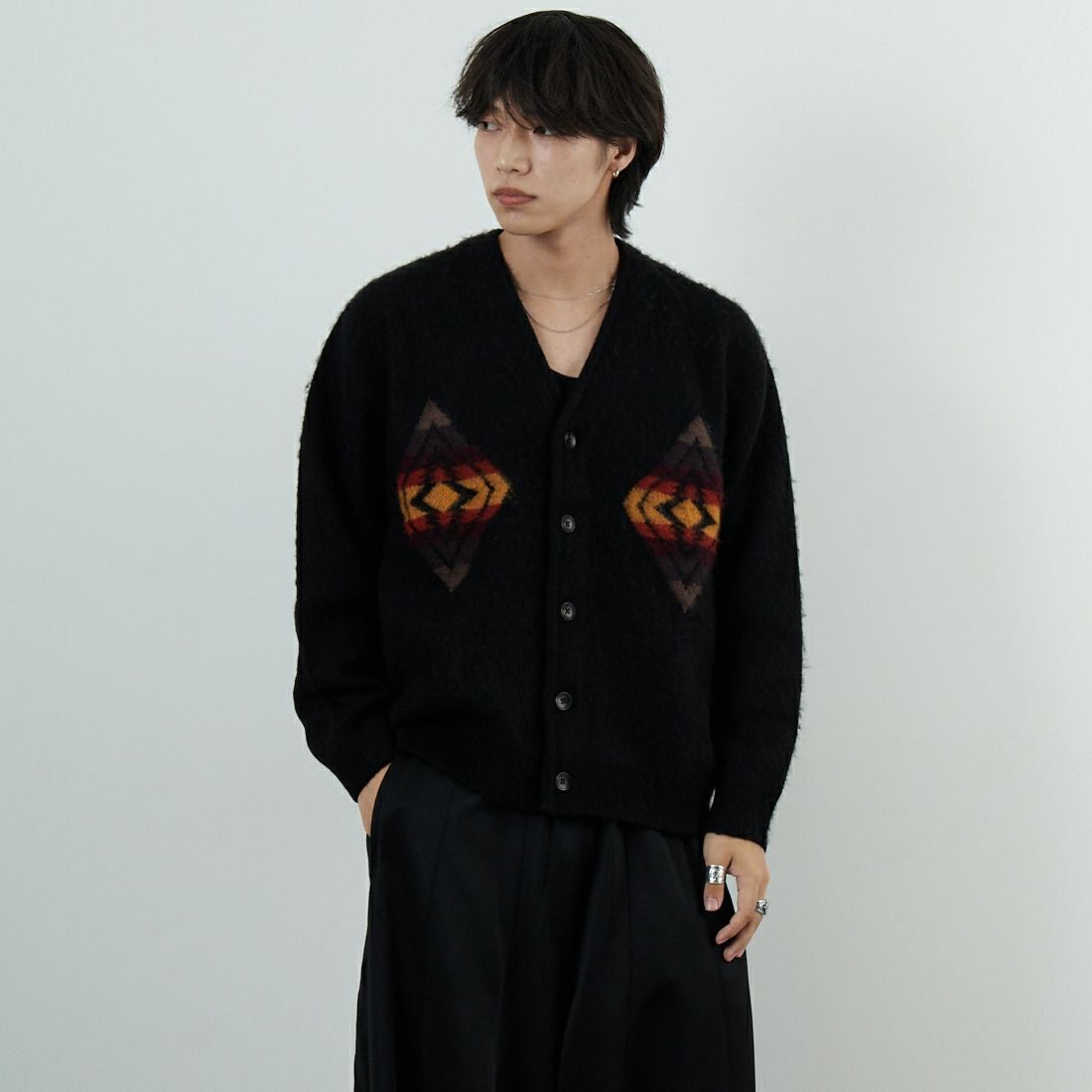 49 BLACK H&&モデル身長：179cm 着用サイズ：M&&