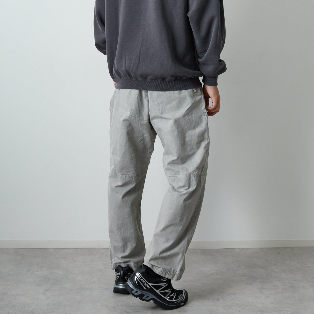 SEDAN ALL-PURPOSE [セダン オールパーパス] コットンキャンバス クライミングパンツ [SD25F-PT08] LIGHT SAGE &&モデル身長：179cm 着用サイズ：L&&