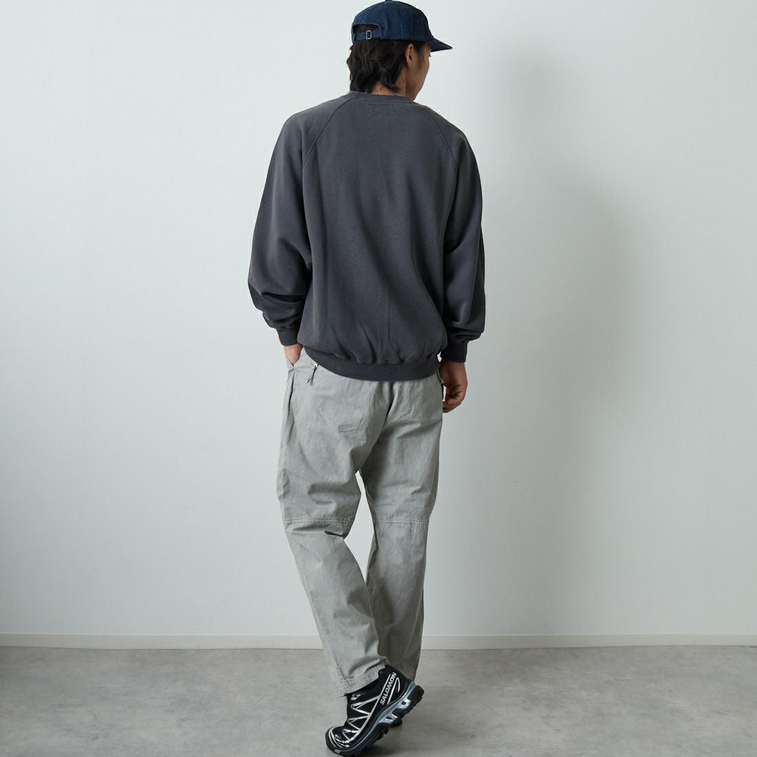 SEDAN ALL-PURPOSE [セダン オールパーパス] コットンキャンバス クライミングパンツ [SD25F-PT08] LIGHT SAGE &&モデル身長：179cm 着用サイズ：L&&