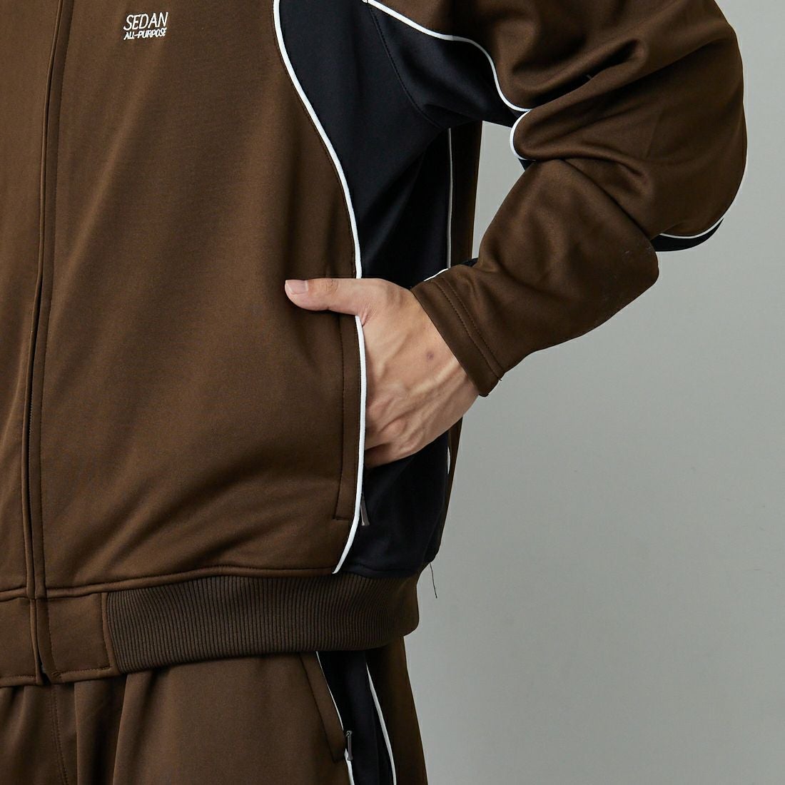 SEDAN ALL-PURPOSE [セダン オールパーパス] OGロゴ トラックジャケット [SD25F-CT04] BRN/BLK