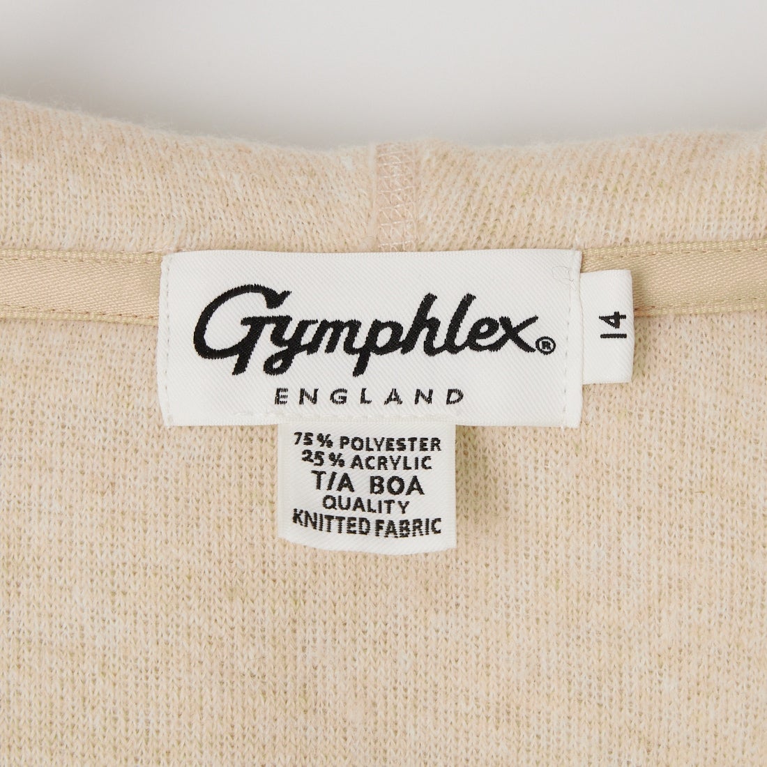 Gymphlex [ジムフレックス] ボアフーデッドショートベスト [GY-A0726BOA] OYSTER WHT