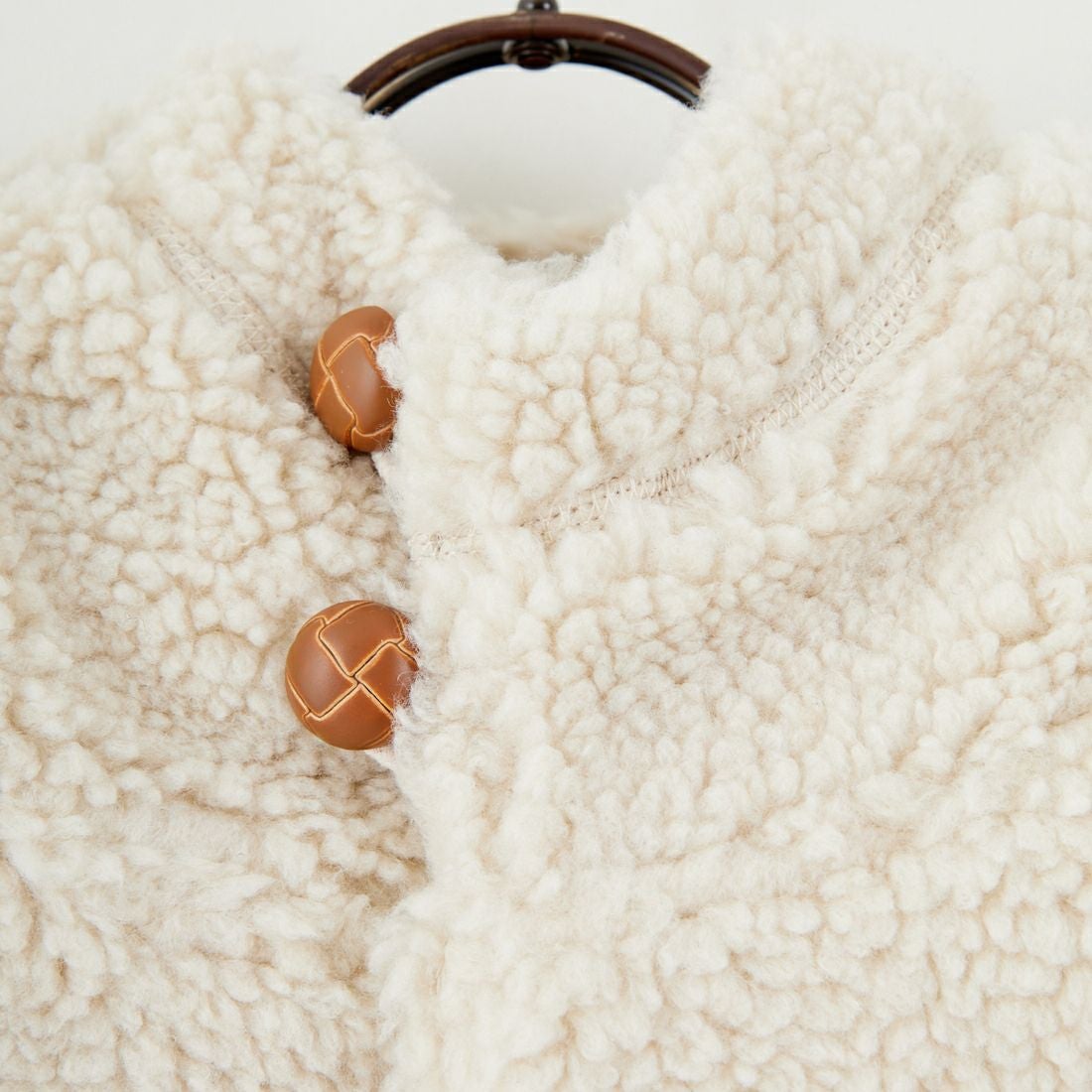 Gymphlex [ジムフレックス] ボアフーデッドショートベスト [GY-A0726BOA] OYSTER WHT