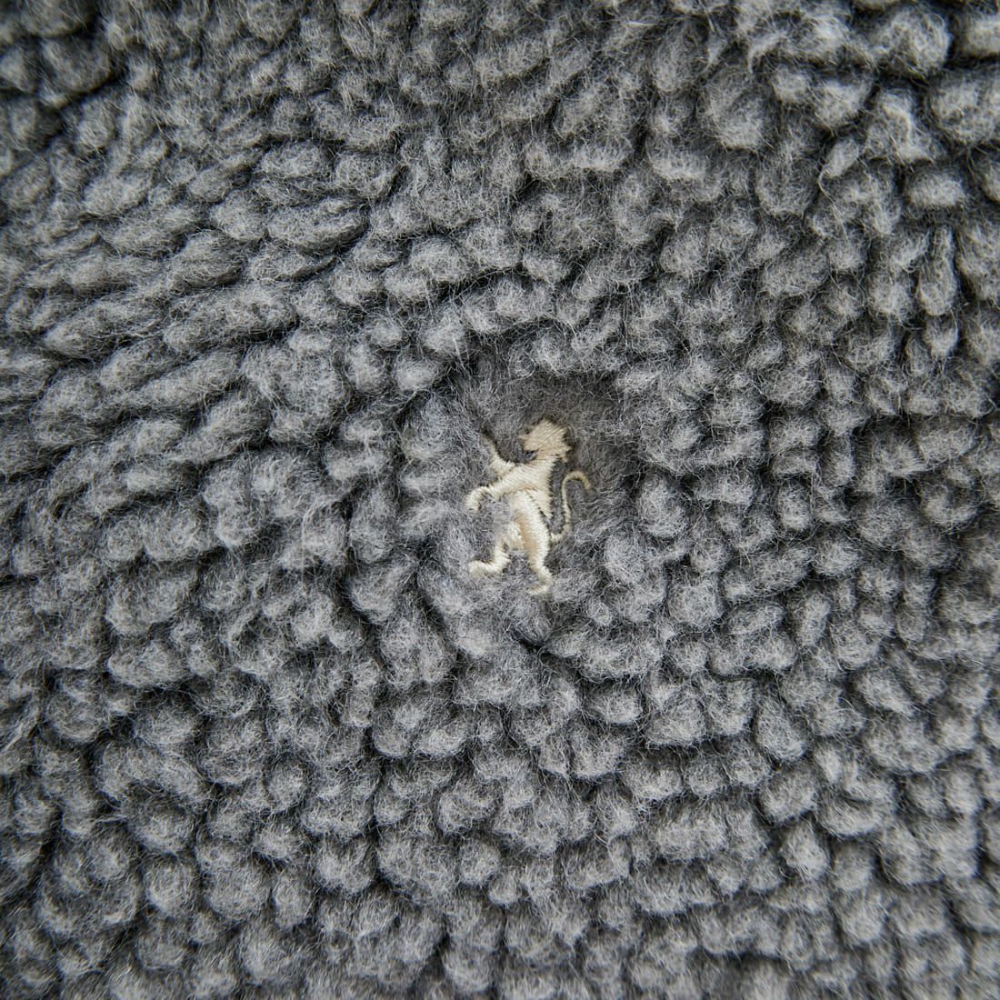 Gymphlex [ジムフレックス] ボアフーデッドショートベスト [GY-A0726BOA] DK.H.GREY