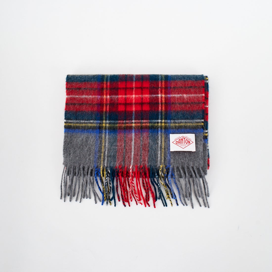 DANTON [ダントン] チェックマフラー [DT-H0226WCM] GREY STEWA