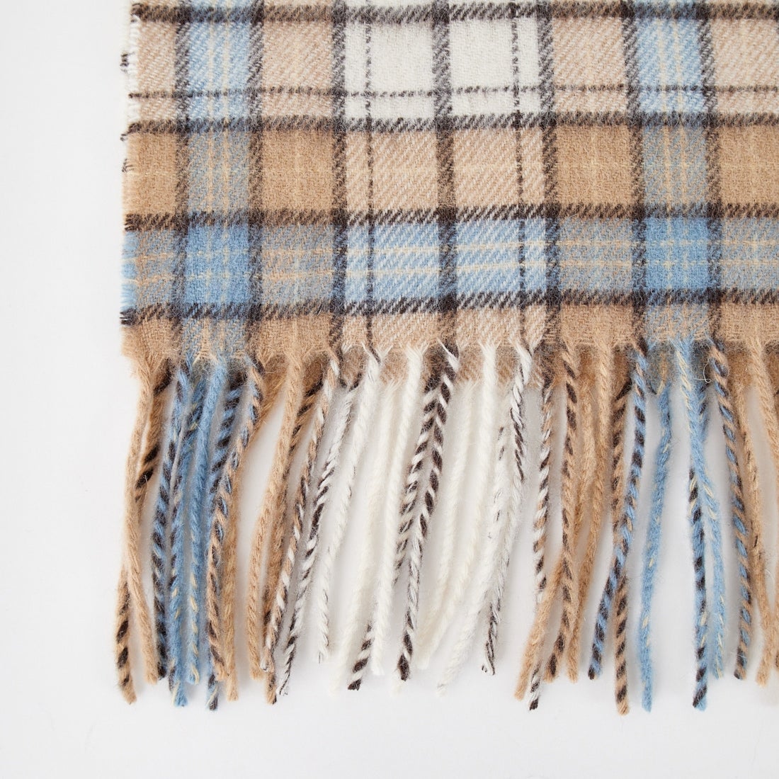 DANTON [ダントン] チェックマフラー [DT-H0226WCM] BEIGE CHEC