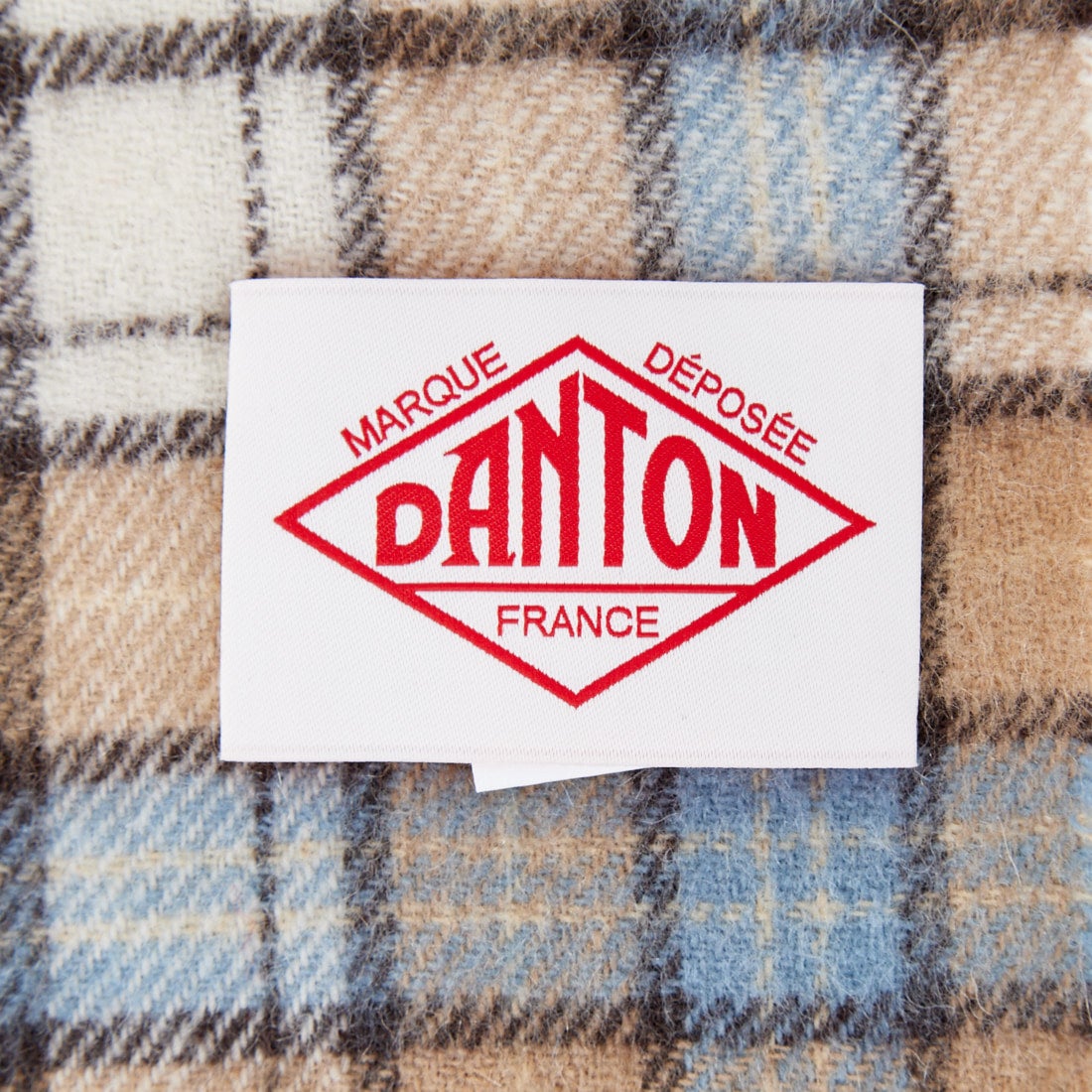 DANTON [ダントン] チェックマフラー [DT-H0226WCM] BEIGE CHEC