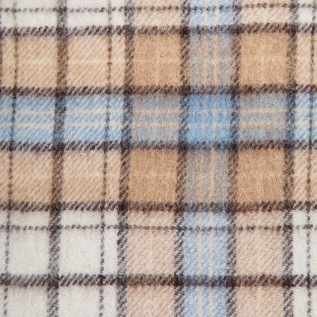 DANTON [ダントン] チェックマフラー [DT-H0226WCM] BEIGE CHEC