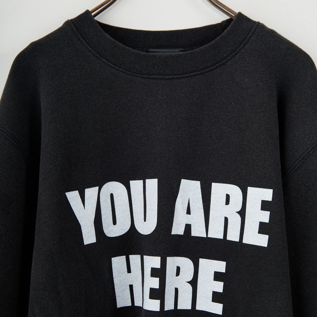 WORN FREE [ウォーン フリー] ジョン・レノン スウェット YOU ARE HERE [WFR-VTG-200003] 09 BLACK