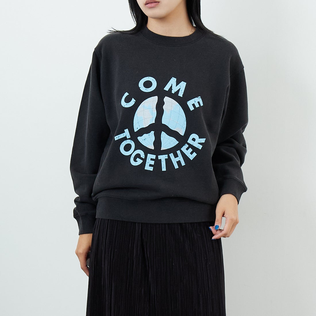 09 BLACK&&モデル身長：167cm 着用サイズ：S&&