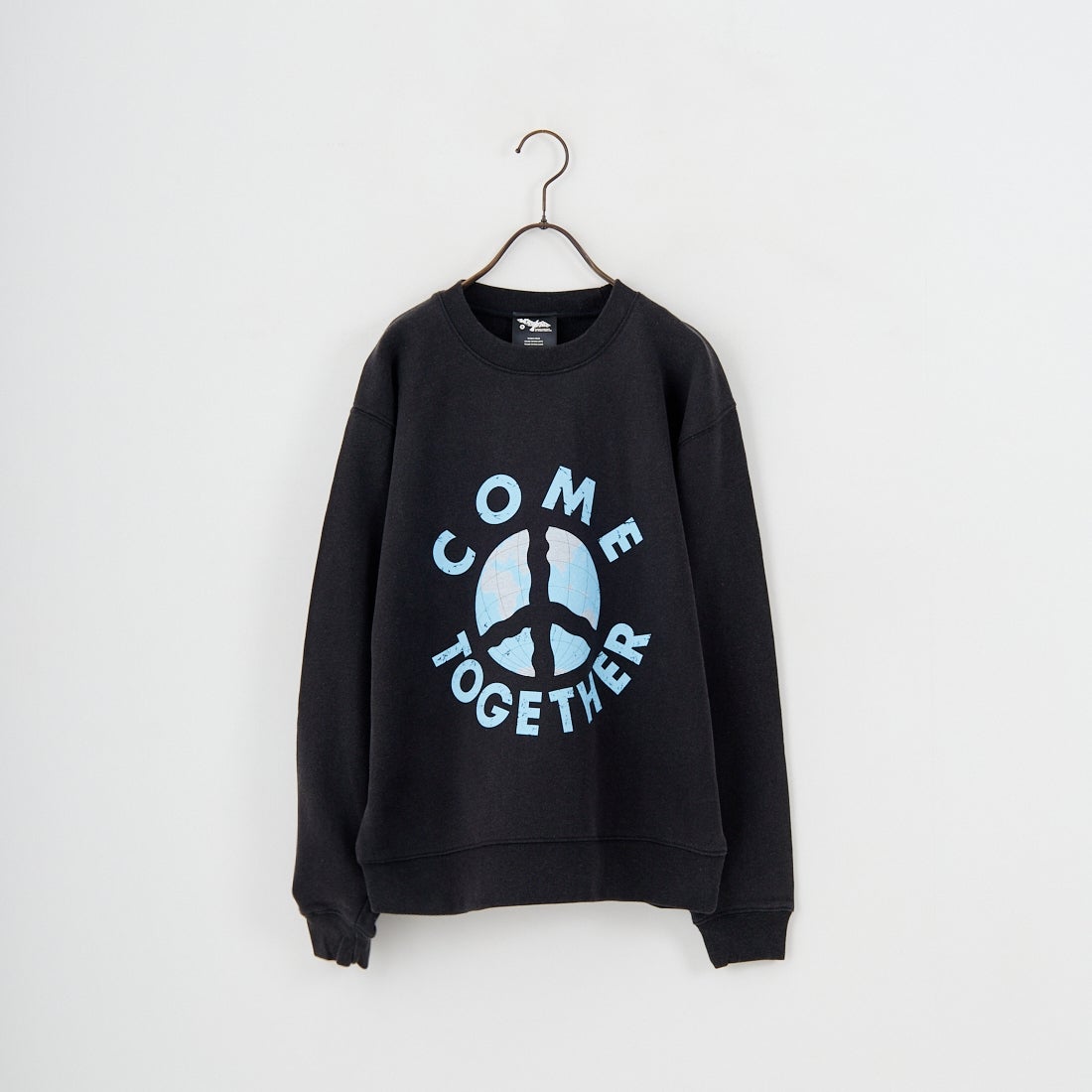 WORN FREE [ウォーン フリー] ジョン・レノン スウェット COME TOGETHER [WFR-VTG-200012] 09 BLACK