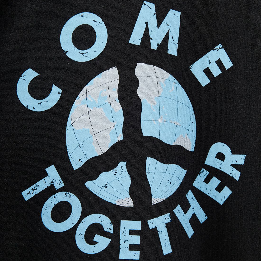 WORN FREE [ウォーン フリー] ジョン・レノン スウェット COME TOGETHER [WFR-VTG-200012] 09 BLACK