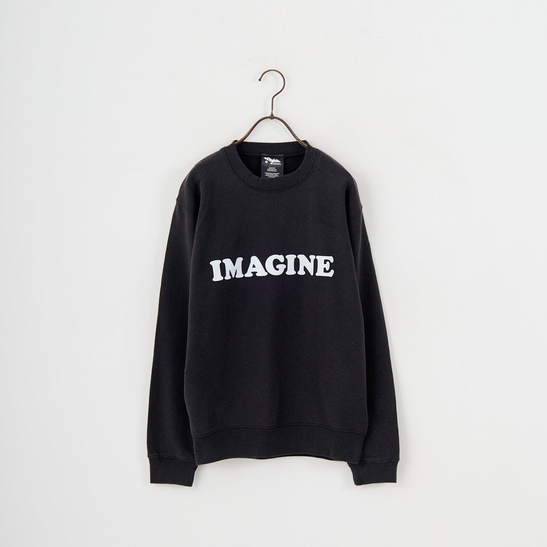 WORN FREE [ウォーン フリー] ヨーコ・オノ スウェット IMAGINE [WFR-VTG-200010] 09 BLACK