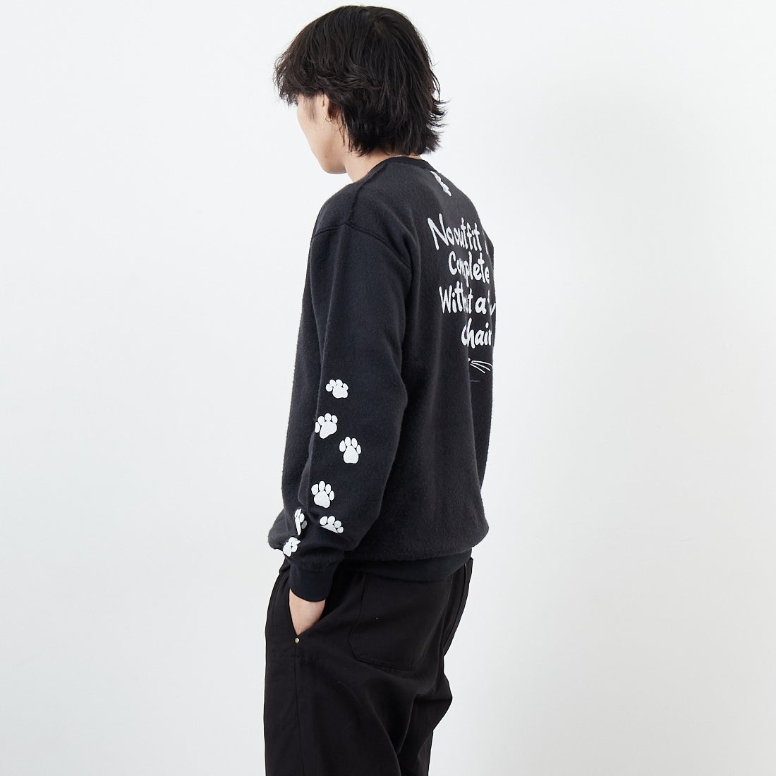 JERZEES [ジャージーズ] キャットヘア アザーサイドクルーネック