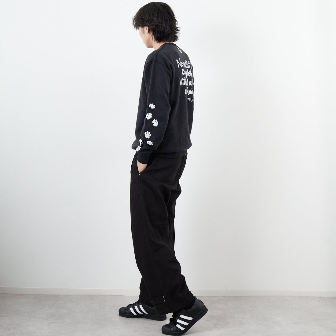 JERZEES [ジャージーズ] キャットヘア アザーサイドクルーネック