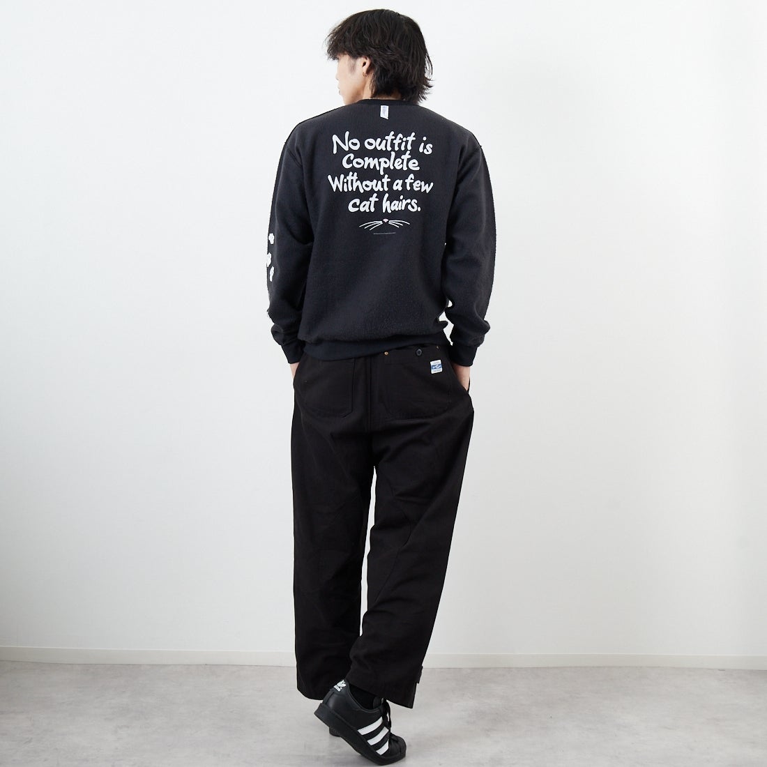 JERZEES [ジャージーズ] キャットヘア アザーサイドクルーネック