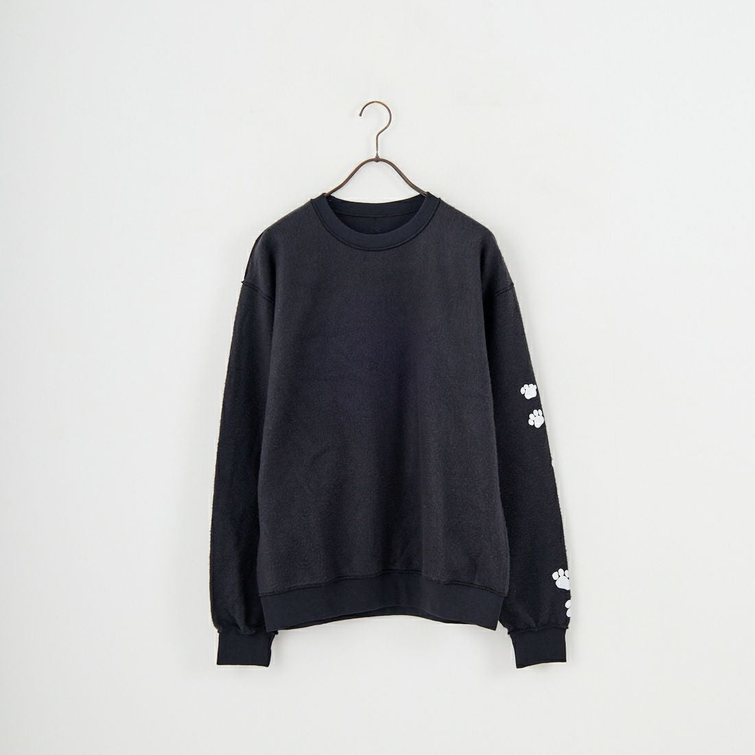 JERZEES [ジャージーズ] キャットヘア アザーサイドクルーネックスウェット [JZ25F013] BLACK
