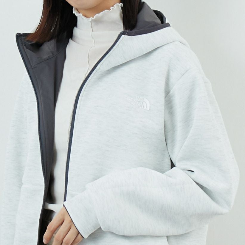 THE NORTH FACE [ザ ノースフェイス] リバーシブルテックエアーフーディ [NT62580] GX &&モデル身長：162cm 着用サイズ：S&&