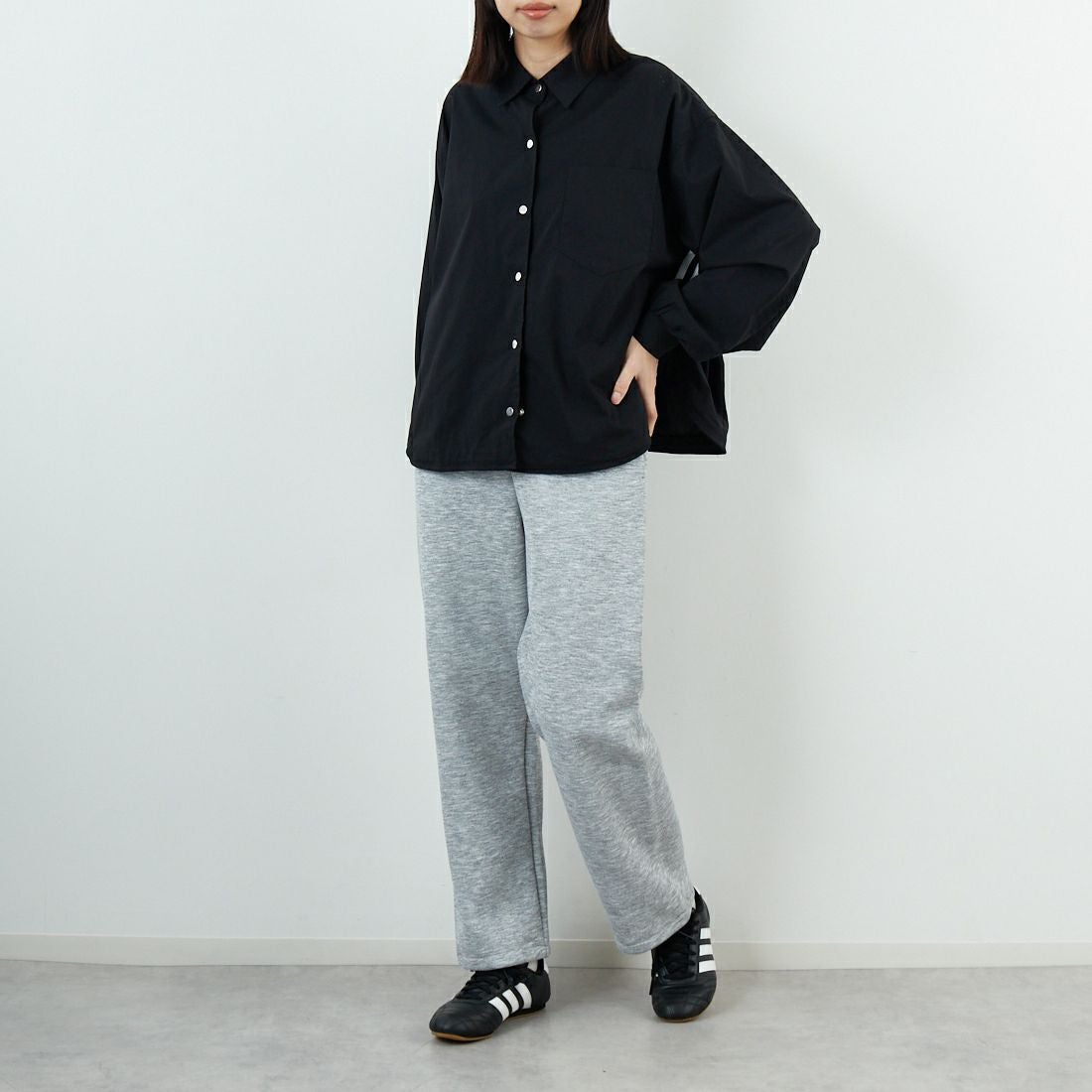 THE NORTH FACE [ザ ノースフェイス] テックエアースウェットパンツ [NBW62581] Z &&モデル身長：162cm 着用サイズ：M&&