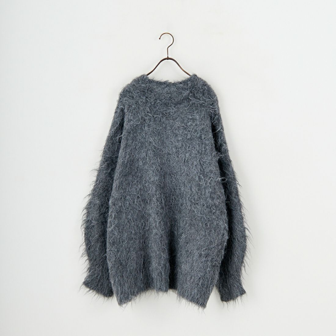hwyl [ヒュイル] オーバーサイズシャギーニットカーディガン [55285569] ﾁｬｺｰﾙ