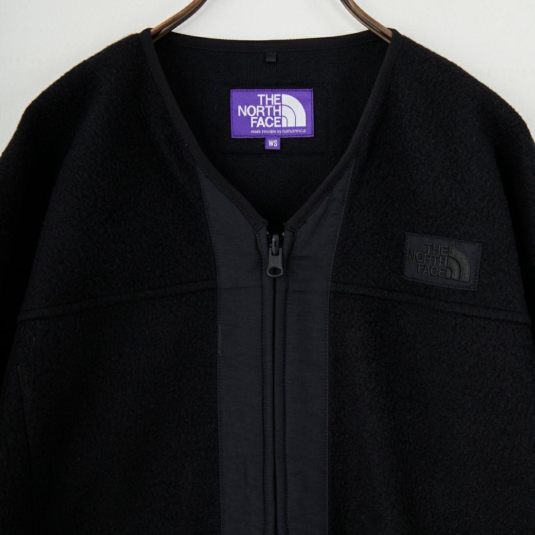 THE NORTH FACE PURPLE LABEL [ザ ノースフェイス パープルレーベル] プラスフリースフィールドカーディガン [N25FA037] K BLACK