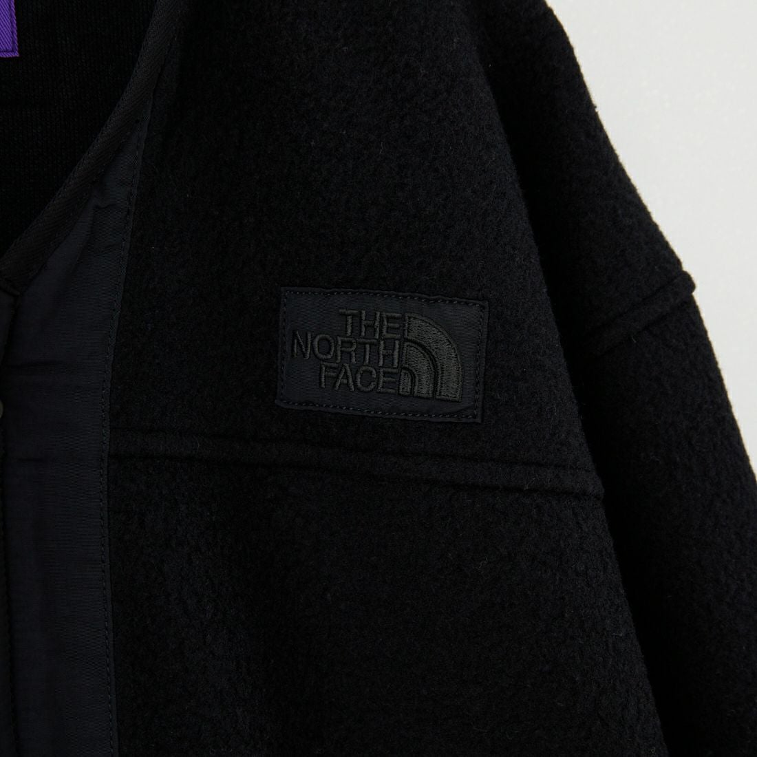 THE NORTH FACE PURPLE LABEL [ザ ノースフェイス パープルレーベル] プラスフリースフィールドカーディガン [N25FA037] K BLACK