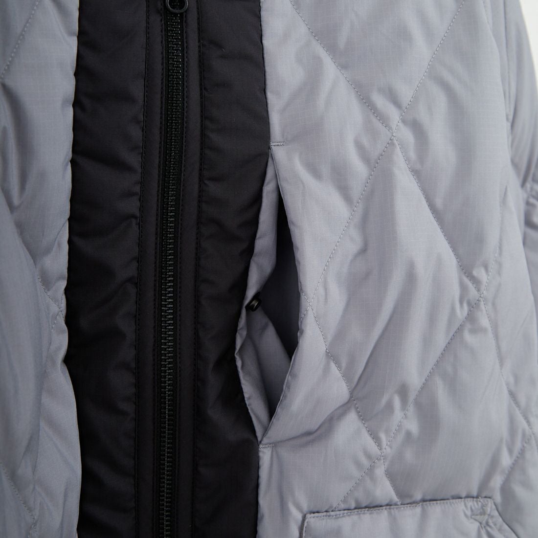 THE NORTH FACE PURPLE LABEL [ザ ノースフェイス パープルレーベル] パーテックスカンタムプラス フィールドダウンカーディガン [N25FA036] LH L.GRAY