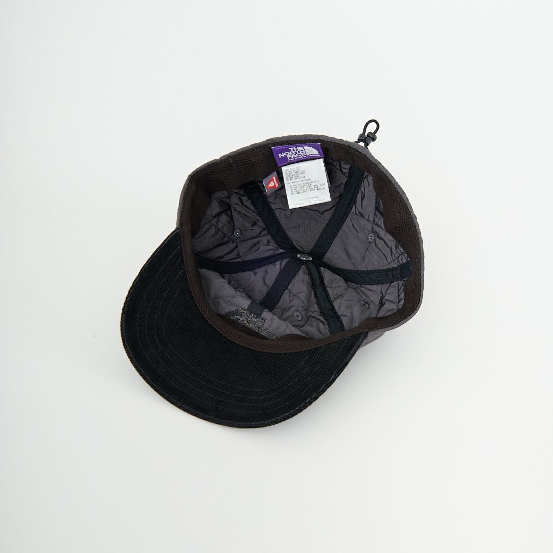 THE NORTH FACE PURPLE LABEL [ザ ノースフェイス パープルレーベル] キルティングフィールドキャップ [N25FP089] AH ASPHALT