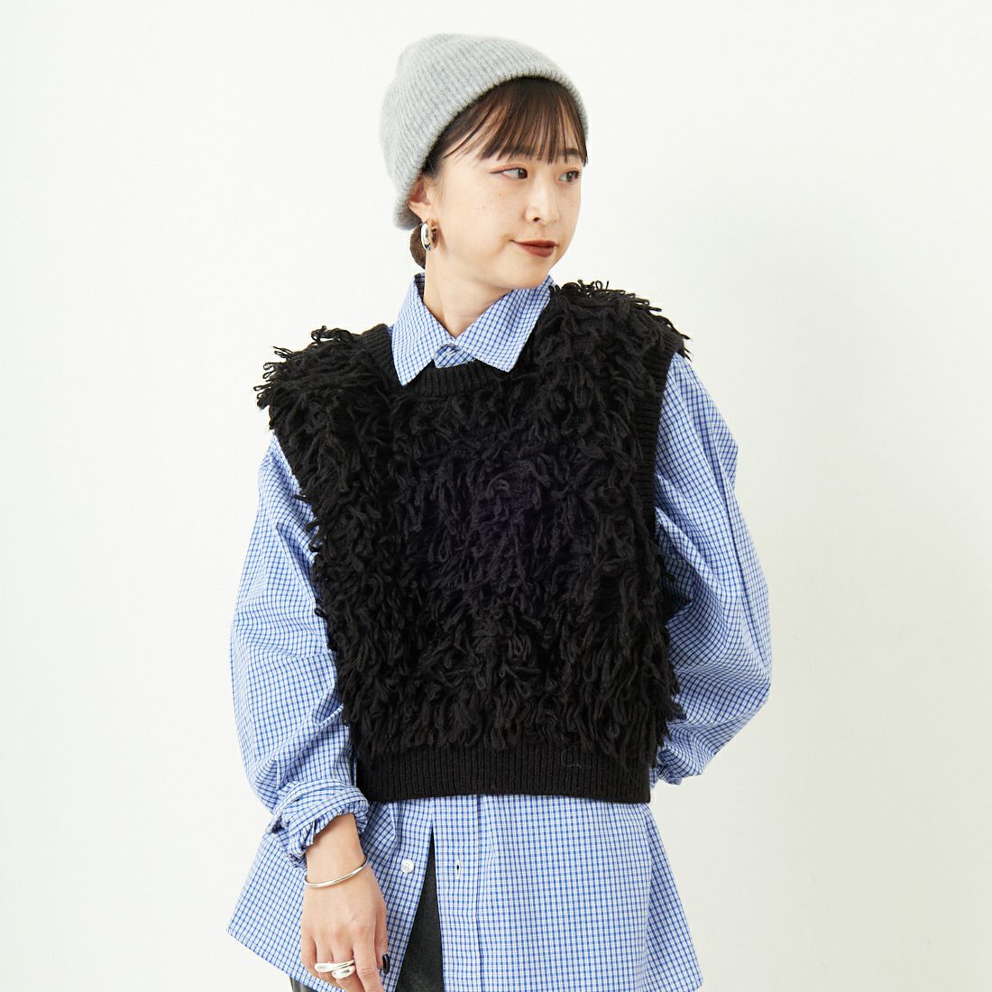 STELLA CIFFON [ステラシフォン] ビーバーショートベスト [ST4-25101A