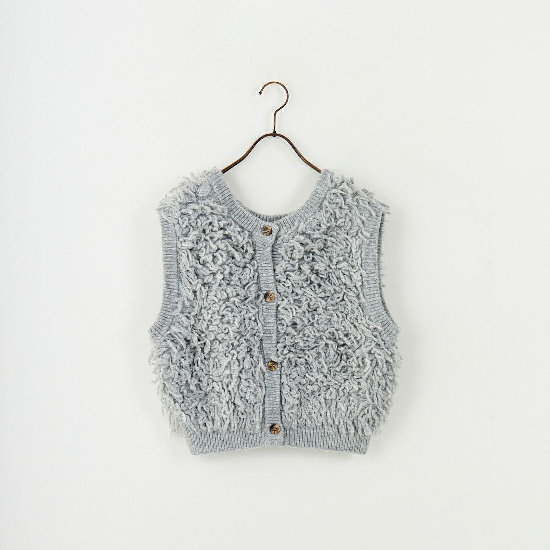 nenom [ネノム] マルチWAY フリンジショートベスト [NE25131028] 07 GRAY