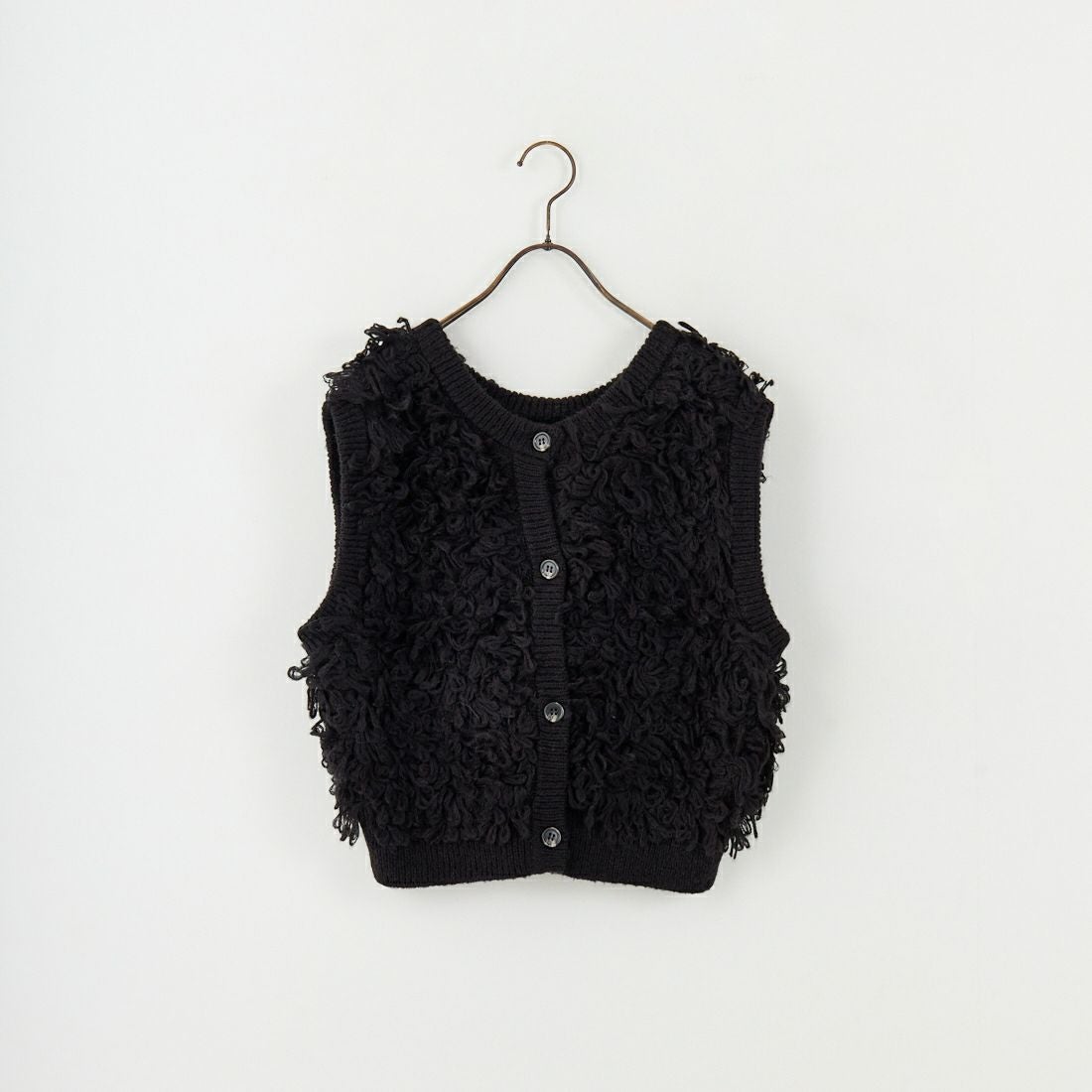 nenom [ネノム] マルチWAY フリンジショートベスト [NE25131028] 09 BLACK