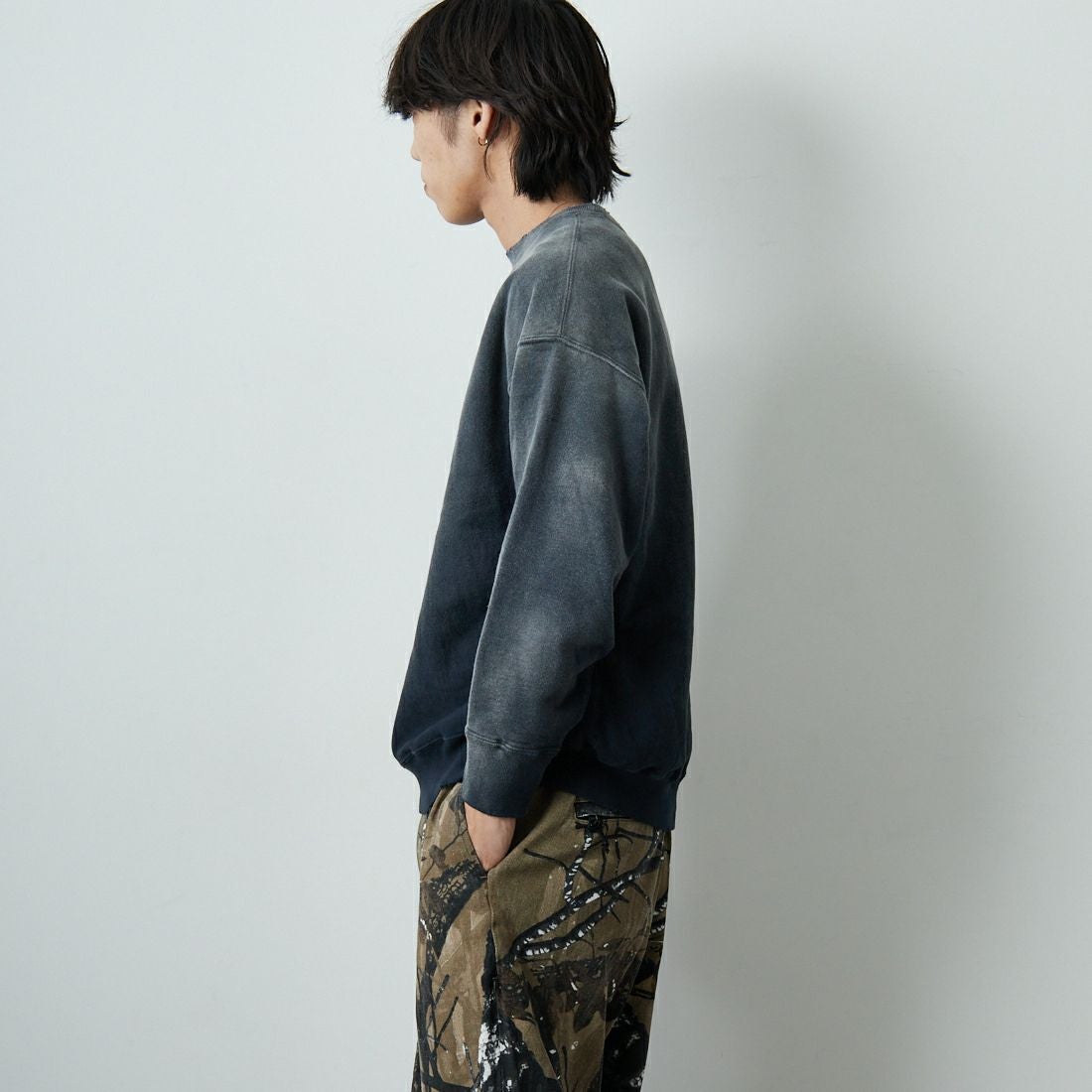 BOW WOW [バウワウ] U.S. AIR FORCE フロッキーロゴスウェット [BW252-UAES] AGED BLACK