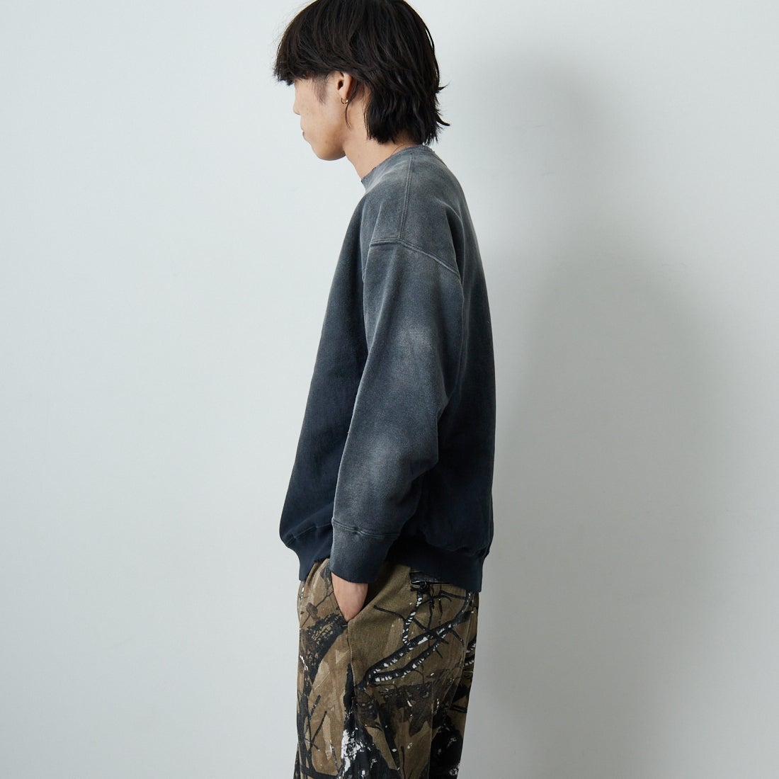 BOW WOW [バウワウ] U.S. AIR FORCE フロッキーロゴスウェット [BW252-UAES] AGED BLACK